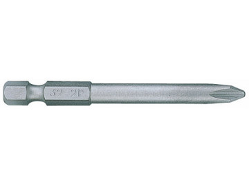 Вставка (бита) торцевая 1/4&quot, Phillips, PH2, L = 100 мм, для шуруповерта KING TONY 711002P