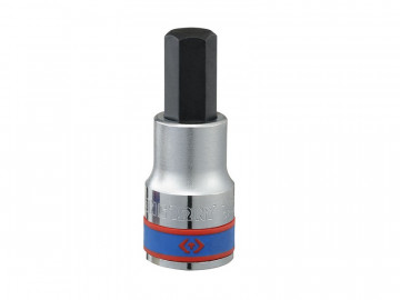 Насадка (бита) торцевая 1/2&quot, HEX, 10 мм, L = 60 мм KING TONY 402510