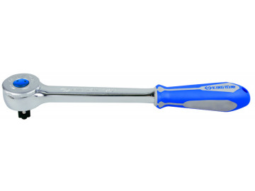 Трещетка 1/2&quot, 250 мм, 72 зубца, дисковый механизм, с кнопкой KING TONY 4756-10G