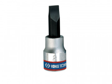 Насадка (бита) торцевая 3/8&quot, Slotted, 1,2х8 мм, L = 50 мм KING TONY 302208