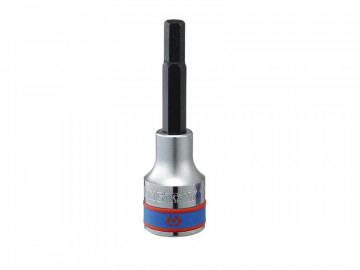Насадка (бита) торцевая 1/2&quot, HEX, 4 мм, L = 80 мм KING TONY 403504