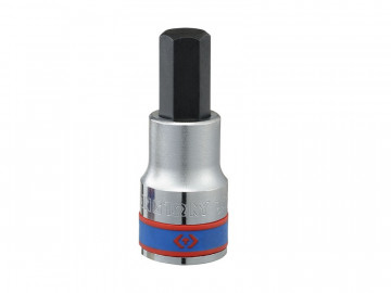 Насадка (бита) торцевая 1/2&quot, HEX, 8 мм, L = 60 мм KING TONY 402508