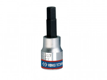 Насадка (бита) торцевая 3/8&quot, HEX, 8 мм, L = 50 мм KING TONY 302508