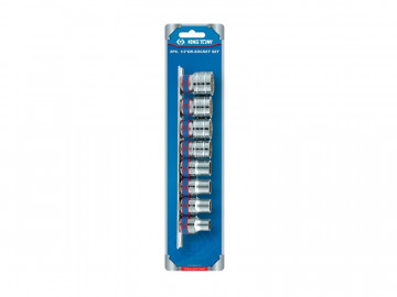 Набор торцевых головок 1/2&quot, шестигранные, 10-22 мм, 8 предметов KING TONY 4510MR
