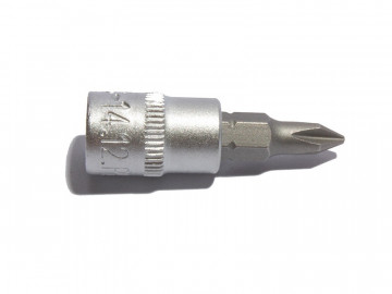 Короткая торцевая вставка с битой 1/4 PH1 Станкоимпорт CS-14.12.PH1