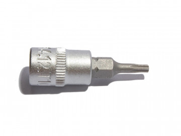 Короткая торцевая вставка с битой 1/4 T10 Станкоимпорт CS-14.12.T10