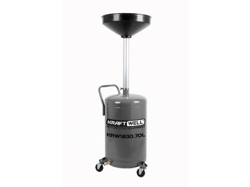 Установка для слива масла/антифриза 70 л KraftWell (КНР) KRW1830.70L